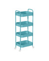 Organizador Multiusos de Metal 5 Niveles Con Ruedas