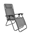 Nuevo Sillón CREVILLENTE 2007 - Sillón de Playa Plegable, reclinable y de 4 Posiciones. Textilene (Gris)