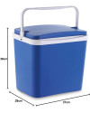 Nevera Portátil Rígida 24 L. Ideal para camping y playa.