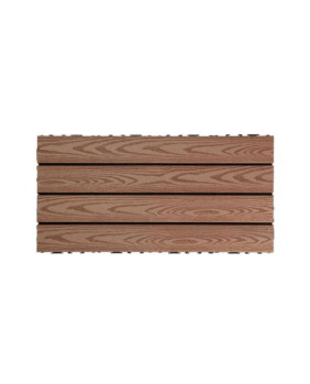 Baldosa artificial para exterior diseño de madera natural 2,2 x 59 x 29 cm