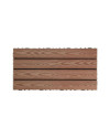 Baldosa artificial para exterior diseño de madera natural 2,2 x 59 x 29 cm