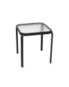 MESA AUXILIAR ACERO ANTRACITA 40 x 40 x 45 cm
