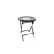 MESA PLEGABLE EXTERIOR ACERO 60 cm ANTRACITA