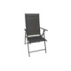 SILLA PLEGABLE 7 POSICIONES 56 x 65 x 103 cm ACERO ANTRACITA