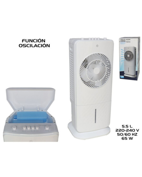 VENTILADOR TORRE 65W 5,5L 26 x 25,5 x 59,3 cm BLANCO