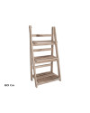 ESTANTE MADERA 3 BALDAS 80 x 41 x 25 NATURAL