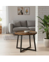 MESA REDONDA MALY 50 x 39 x 50 cm CRISTAL
