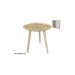 MESA AUXILIAR MADERA + MDF CASSIE 40 x 41 cm DORADO