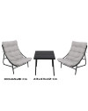 SET TERRAZA PALACE LUXE 43 x 43 x 42/66 x 86 x 82 cm