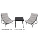 SET TERRAZA PALACE LUXE 43 x 43 x 42/66 x 86 x 82 cm