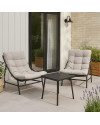 SET TERRAZA PALACE LUXE 43 x 43 x 42/66 x 86 x 82 cm