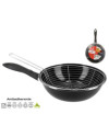 Sartén Freidora con Cesto Vitrin Black 26 cm - Negro
