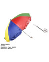 Sombrilla Multicolor Para Silla de Playa 10CM Multicolor. UPF50 8mm