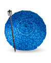 Sombrilla BAHAMAS 240 cm - Sombrilla con Espiral y NUEVO poste especial enroscador y colgador. 16 Varillas.