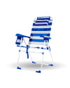 PALMERA 2081-3 NEW Marinera - Silla de playa plegable con NUEVO cojín ergonómico y NUEVA nevera incorporada.