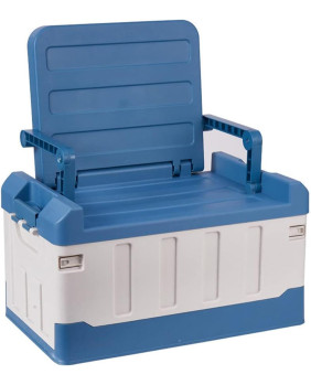 Caja de almacenamiento con asiento multifunción. Ligera y resistente