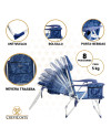 PACK Silla de Playa NAUTILUS 2108 (Flowers) + Sombrilla Nylon pequeña