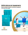 PACK Silla de Playa NAUTILUS 2108 (Turquesa) + Sombrilla Nylon pequeña