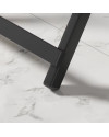 Mesa de comedor cuadrada moldeada por inyección de 60 x 60 x 50