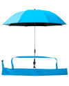 Sombrilla de Playa Manual con Abrazadera para Silla