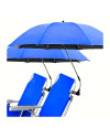 Sombrilla de Playa Manual con Abrazadera para Silla