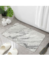 Alfombrilla de baño Antideslizante 60 x 39 cm (Mármol Gris)