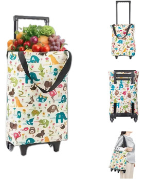 Carrito de la compra sencillo con ruedas