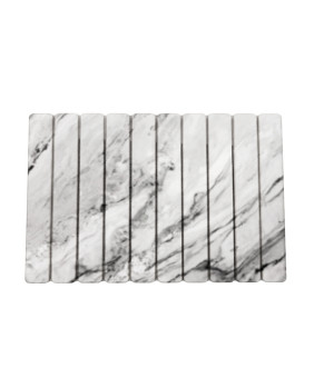 Alfombrilla de baño Antideslizante 60 x 39 cm (Mármol Gris)
