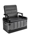 Caja de almacenamiento con asiento multifunción. Ligera y resistente