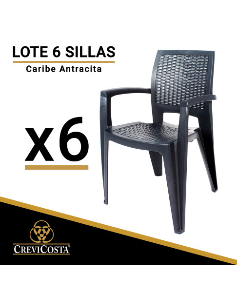 LOTE 6 SILLAS CARIBE