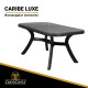 Mesa de resina CARIBE Luxe Rectangular (Antracita)