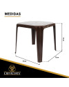 Mesa de resina VIANA Monoblock
